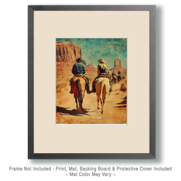 Trail Ride in Monument Valley Art