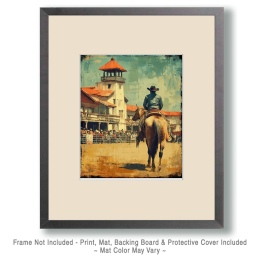 On the Rodeo Grounds Art