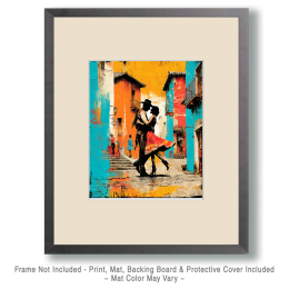 A Quick Kiss Before the Dance Art