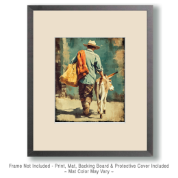 Walking Home with the Donkey Art