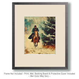 Hurrying Home before the Storm Hits Art