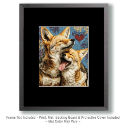 Coyote Wild Hearts Art