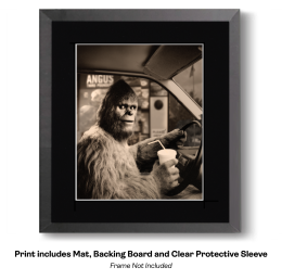 Bigfoot Humor - Bigfoot at Drive-thru