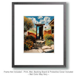 Otherworldly Courtyard Wall Art