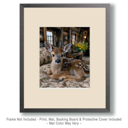 Fawn in Bed Art