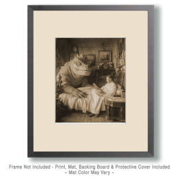 Cryptid Caregiver Has Kind Eyes Art