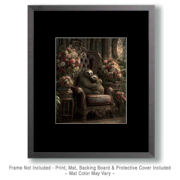 Two Sloths Cuddling Art