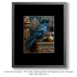 Raven on Dresser Art