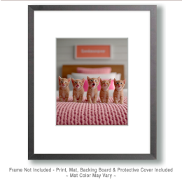 The Harrison's Five Kittens Art