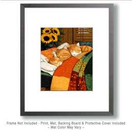 Sleeping Cats Art