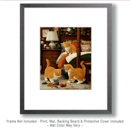 Kittens Playing Art