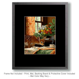 Even Deer Can't Resist the Smell of Coffee in te Morning Art