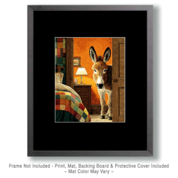 Donkey in the Doorway Art