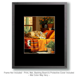 Comfortable Coyote Art