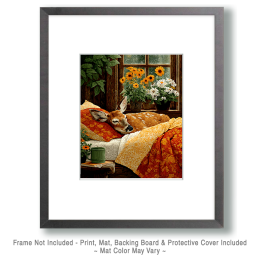 Fawn Taking a Nap Art