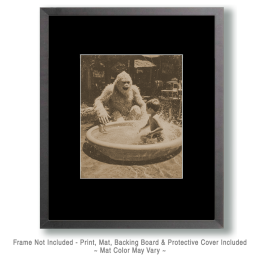 Playing and Splashing a Kid in a Pool Art