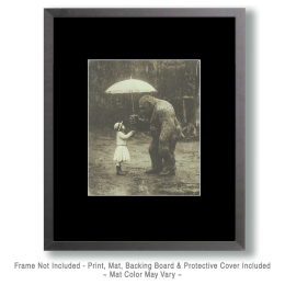 Shielding a Friend From the Rain Art