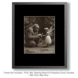 Showing a Pet Turtle to a Fairy Art