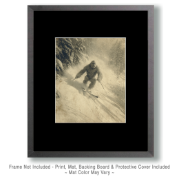 Bigfoot Extreme Skiing Art