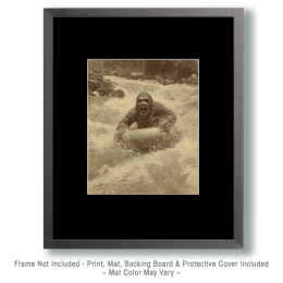Tubing on the Truckee River Art