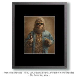 Mountain Dude with a Beer Art