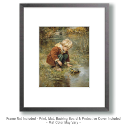 Discovering His First Turtle Art