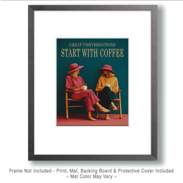 Great Conversations Start with Coffee Art
