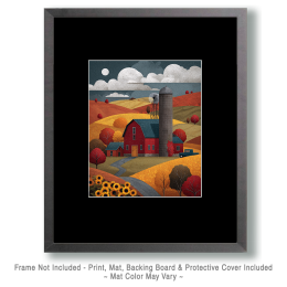 Folk Art Barn and Farmland Art