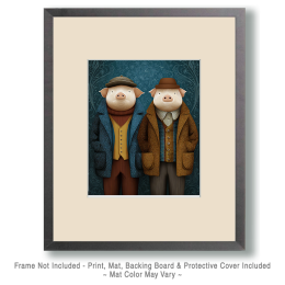 Pig Brothers from Boone Art