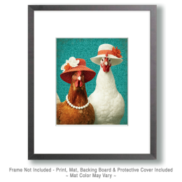 Solvang Chicken Sisters Art