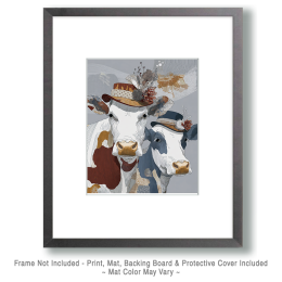 Wexford County Cow Couple Art