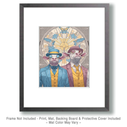 Bisbee Cow Couple Art