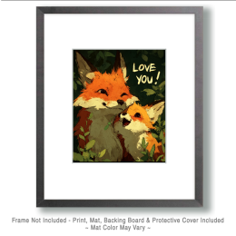 Adoring Red Fox Art