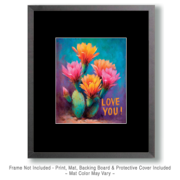 Prickly Pear Flowers Art