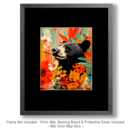 Pop-Art Stoned Bear Art