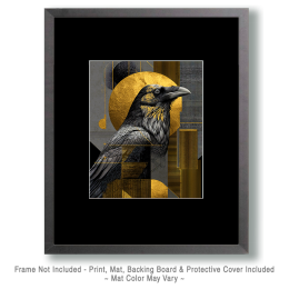 Gold & Black Deco Design Art