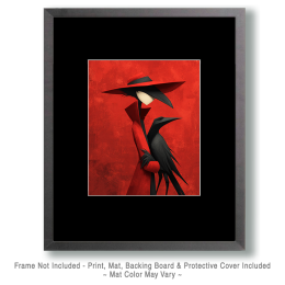 Obsidian Hanging on to Willow Art