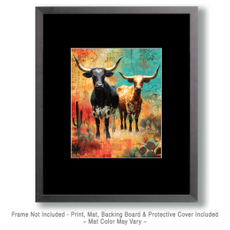Approaching Bulls Art