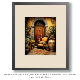 Buck at the Door Art