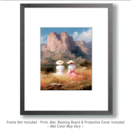 Enjoying the Morning Alpenglow Art