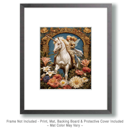 Fairy Queen on a Unicorn Art