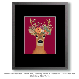 Doe with Floral Crown Art