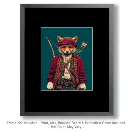 Robin the Red Fox Archer Art