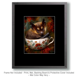 Bat in Cup Art