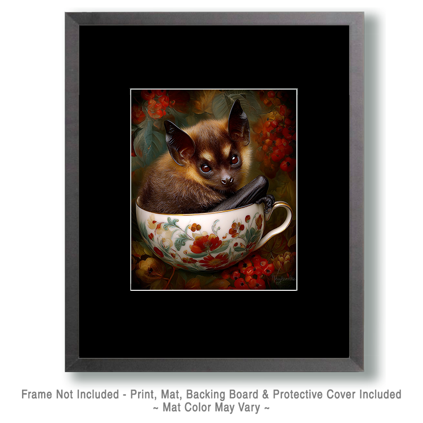 Bat in Cup Art