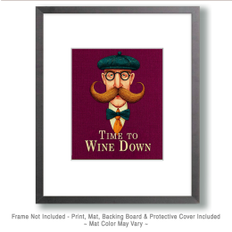 Time to Wine Down Art