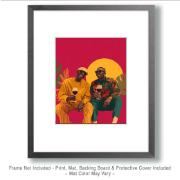 Friends on a Fine Summer Eve Art