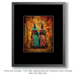 A Couple of Old Crones Heading Home Art