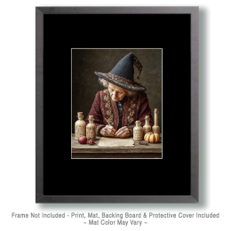 Penny Nettlehop Writing Down Her New Potion Recipe Art