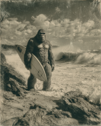 Bigfoot Surfer Dude Circa 1972